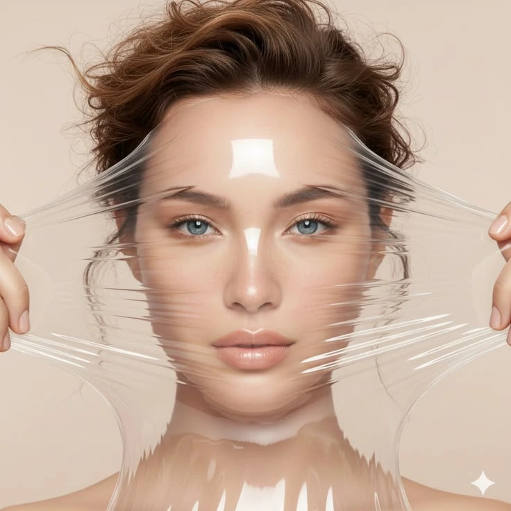 Woman receiving a professional chemical peel treatment at Smile Story Medical Center, Deira