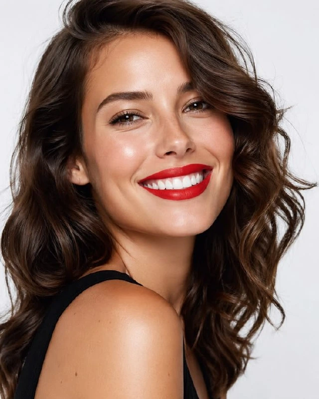 Radiant whitened smile