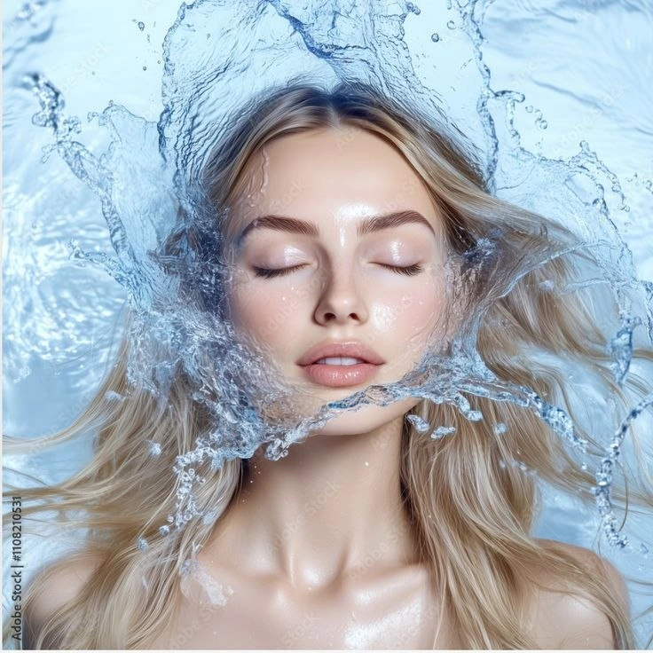 Serene woman receiving a luxurious HydraFacial treatment